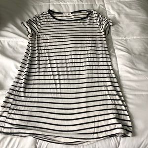Striped t shirt dress